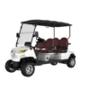 MXV 4+0 Four Seat Electric Golf Cart SUN-CART MXV 4+0 four seat electric golf cart front three-quarter view