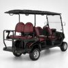 MXV 4+2 Black Rear Seating Detail Black SUN-CART MXV 4+2 rear-facing seats and boarding platform detail