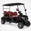 Suncart LSV 4-Seater Black Electric Golf Cart Black Suncart LSV 4-seater electric golf cart with four forward-facing seats